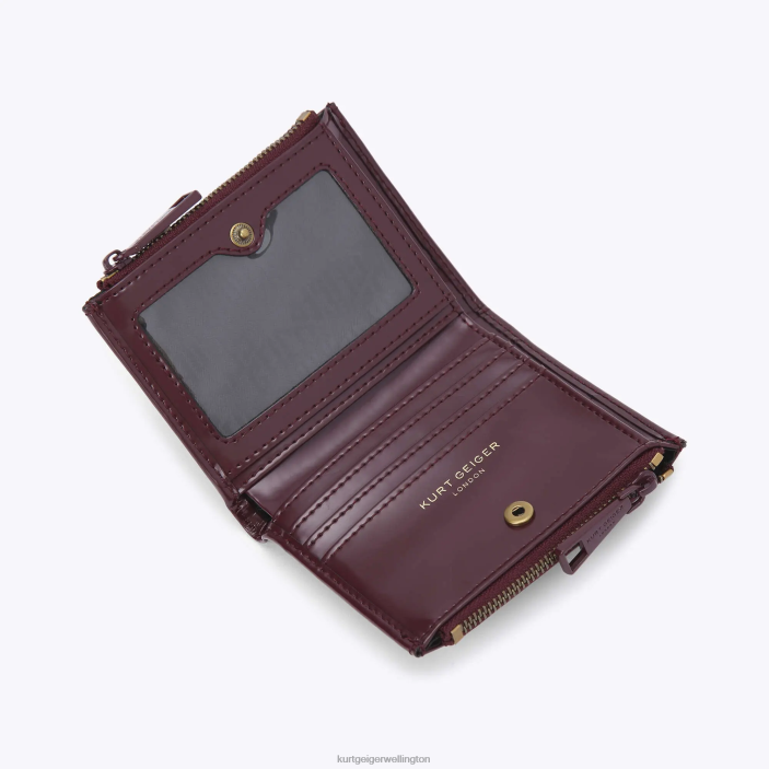 Kurt Geiger Wallet - Kurt Geiger Wine London Mini Purse Shoreditch PZ2X565