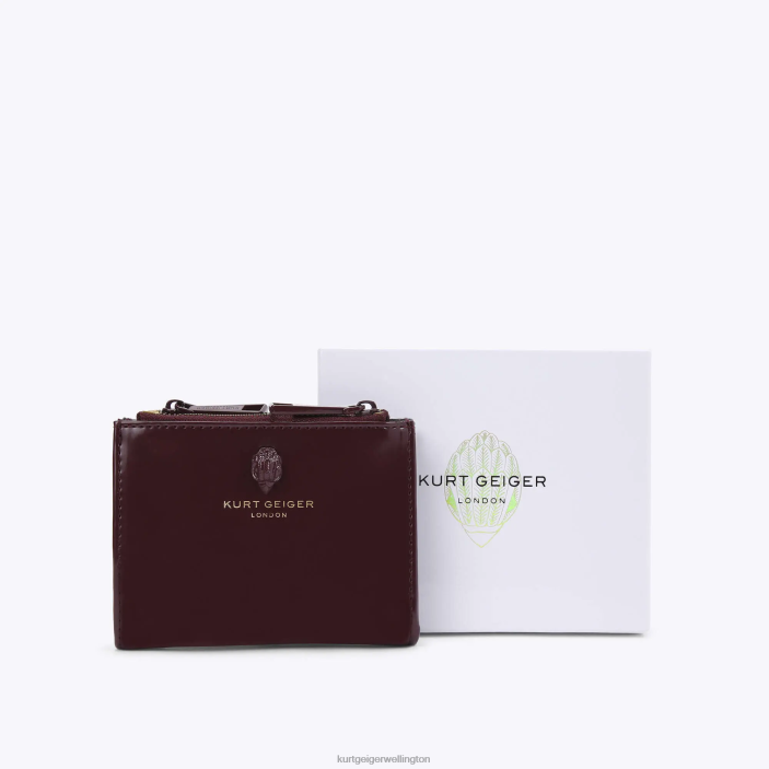 Kurt Geiger Wallet - Kurt Geiger Wine London Mini Purse Shoreditch PZ2X565
