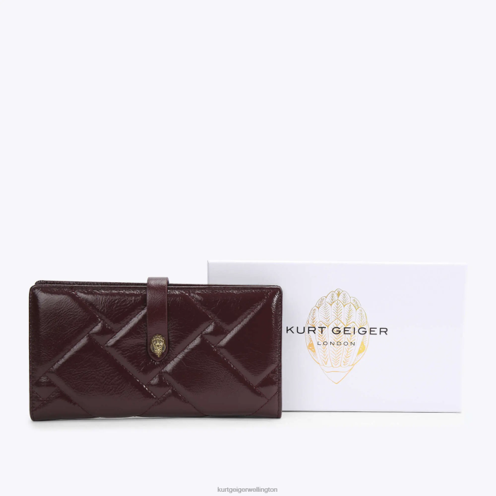 Kurt Geiger Wallet - Kurt Geiger Wine London Soft Wallet PZ2X562