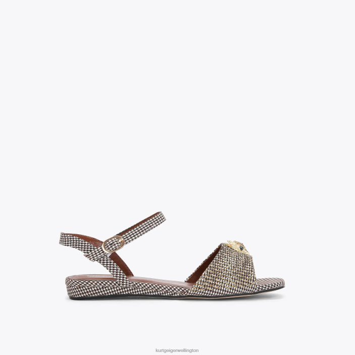 Kurt Geiger NZ - Kurt Geiger Gold London Mini Kensington Sandal PZ2X481