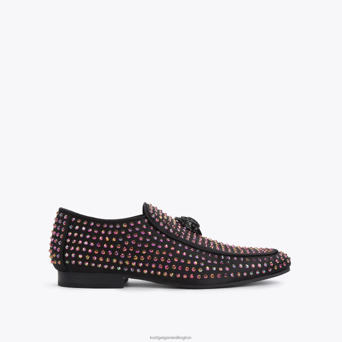 Kurt Geiger NZ - Kurt Geiger Black Combination London Hugh Eagle Stud PZ2X632
