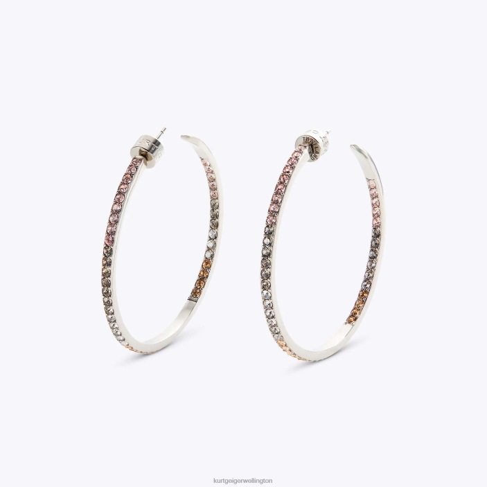 Kurt Geiger NZ - Kurt Geiger Metal Combination London Rainbow Hoops PZ2X549