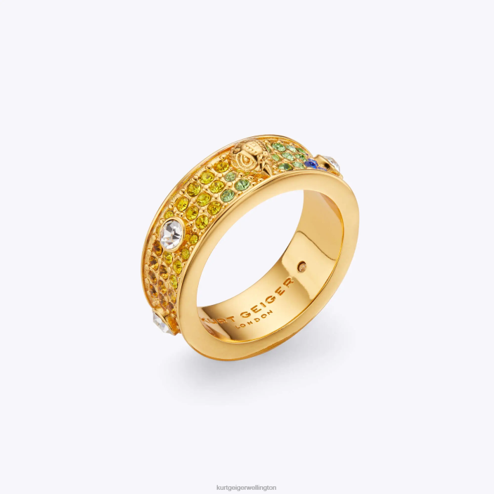 Kurt Geiger NZ - Kurt Geiger Multi/Other London Cryst Metal Eagle Ring PZ2X195