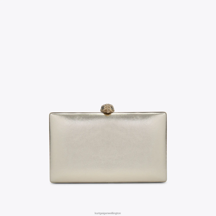 Kurt Geiger NZ - Kurt Geiger Gold London Crystal Kensington Clutch PZ2X59