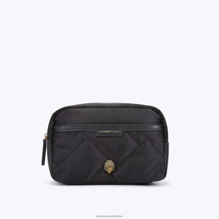 Kurt Geiger NZ - Kurt Geiger Black London Recycled Cosmetic Pouch PZ2X280