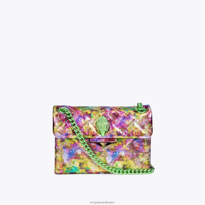 Kurt Geiger NZ - Kurt Geiger Green Combination London Leather Mini Kensington PZ2X50