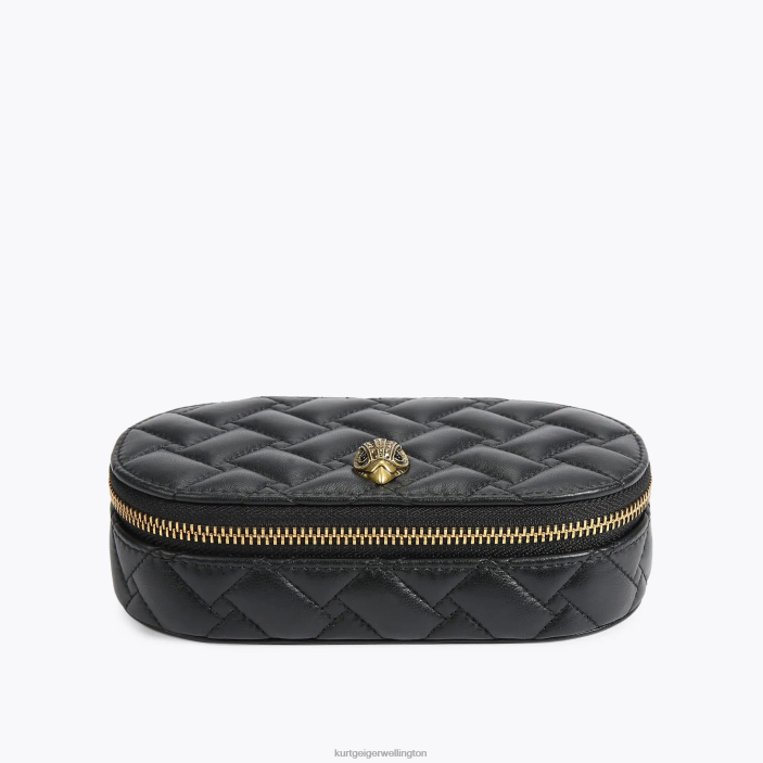 Kurt Geiger NZ - Kurt Geiger Black London Kensington Jewellery Case PZ2X561