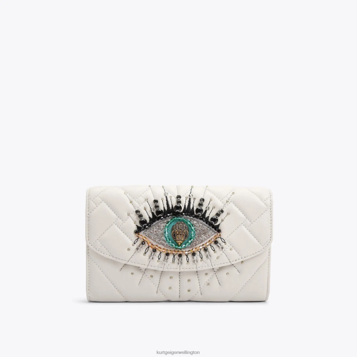 Kurt Geiger Wallet - Kurt Geiger Bone London Kensington Eye Chain Wallet PZ2X56