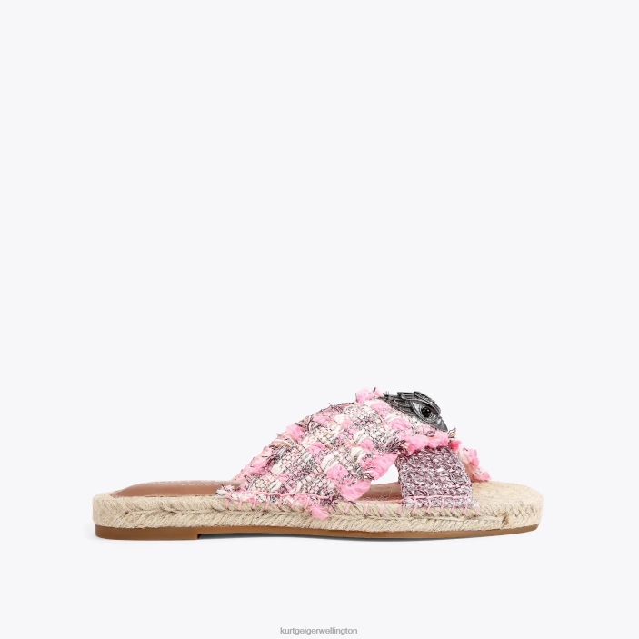 Kurt Geiger NZ - Kurt Geiger Pink Combination London Kensington Espadrille PZ2X443