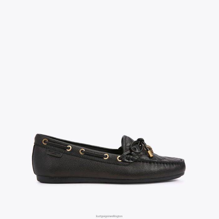Kurt Geiger NZ - Kurt Geiger Black London Eagle Moccasin PZ2X355