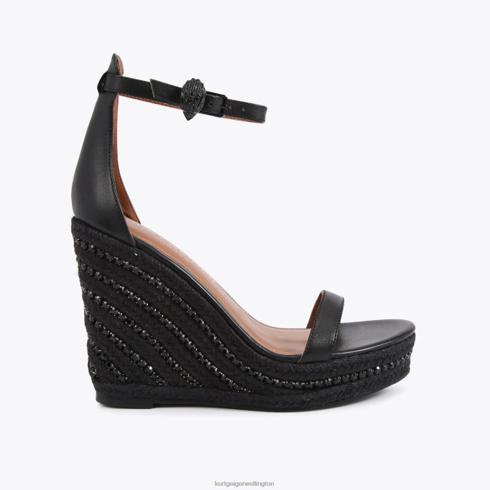 Kurt Geiger NZ - Kurt Geiger Black London Shoreditch Wedge PZ2X437