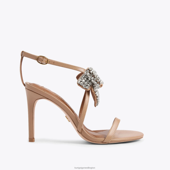 Kurt Geiger NZ - Kurt Geiger Camel London Bromley Bow Sandal 95 PZ2X336