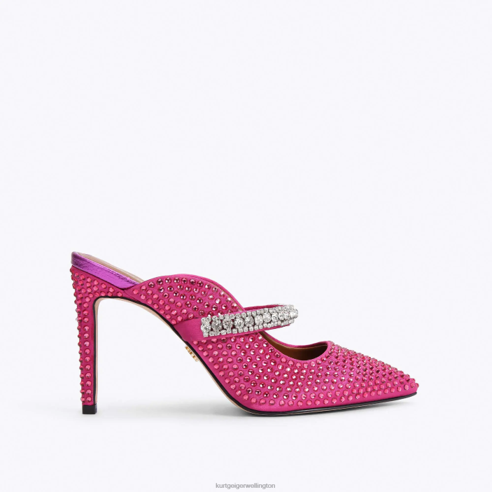 Kurt Geiger NZ - Kurt Geiger Fushia London Duke Crystal PZ2X418