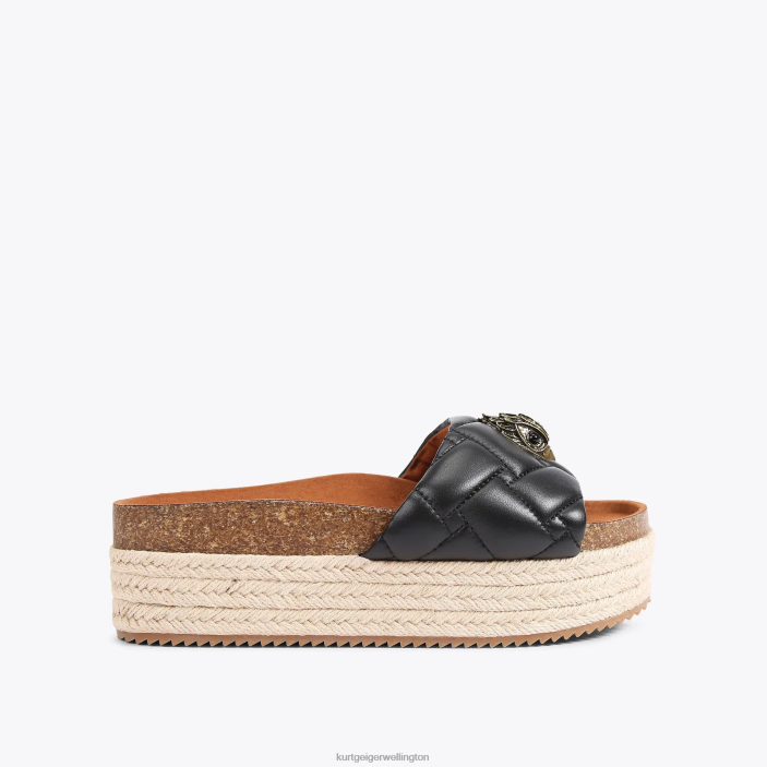Kurt Geiger NZ - Kurt Geiger Black London Kensington Flatform PZ2X439