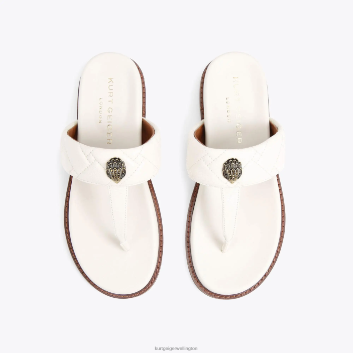 Kurt Geiger NZ - Kurt Geiger Bone London Kensington T-Bar Chunky PZ2X432